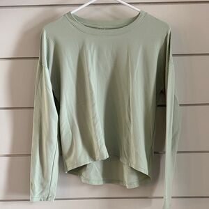 Calia Light Green Long Sleeve Top